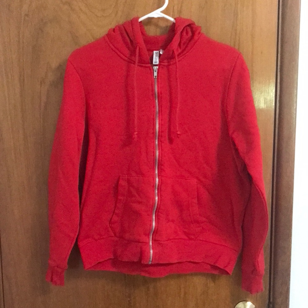 ❤️ Red H&M Hoodie Size L